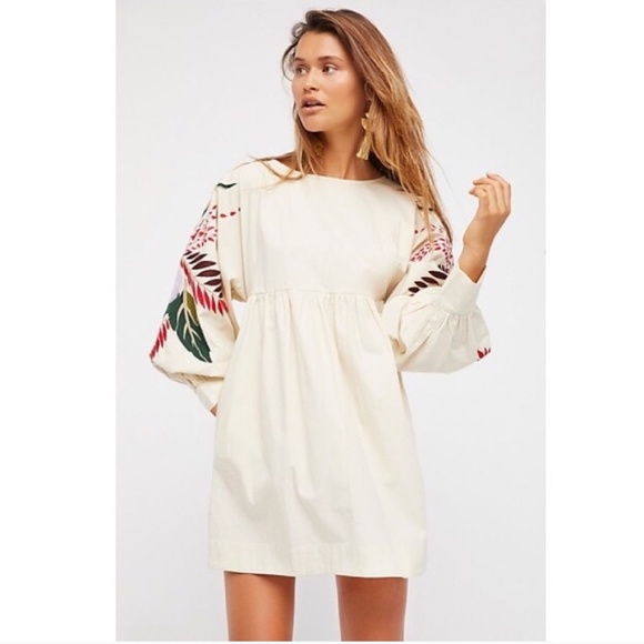 Free People | Mini Obsessions Embroidered dress - Picture 2 of 8